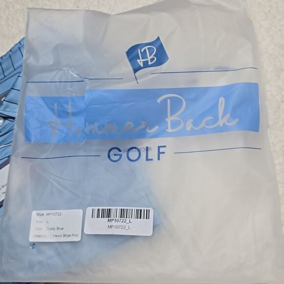545 NWT HAMMER BACK PENCIL IT IN: BLUE Size Large - Picture 4 of 4